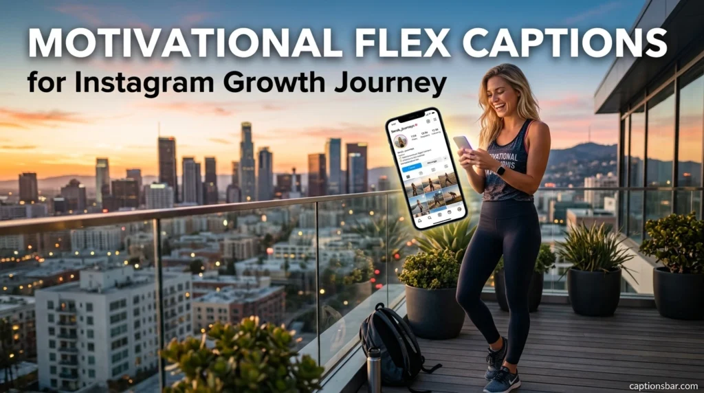 Motivational Flex Captions for Instagram Growth Journey