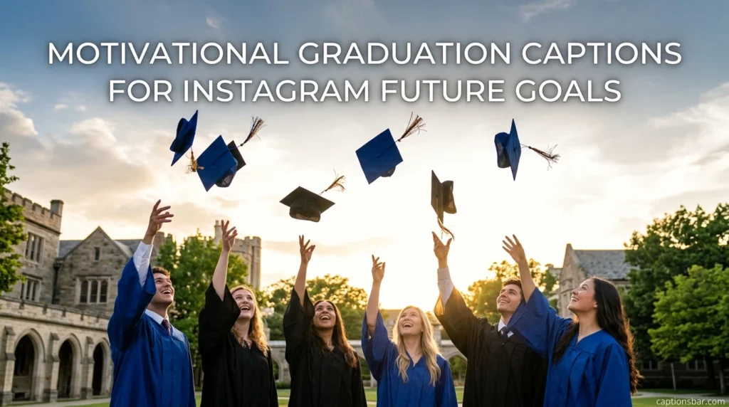 Motivational Graduation Captions for Instagram Future Goals