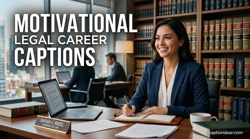 Motivational Legal Career Captions