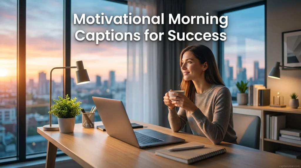Motivational Morning Captions for Success