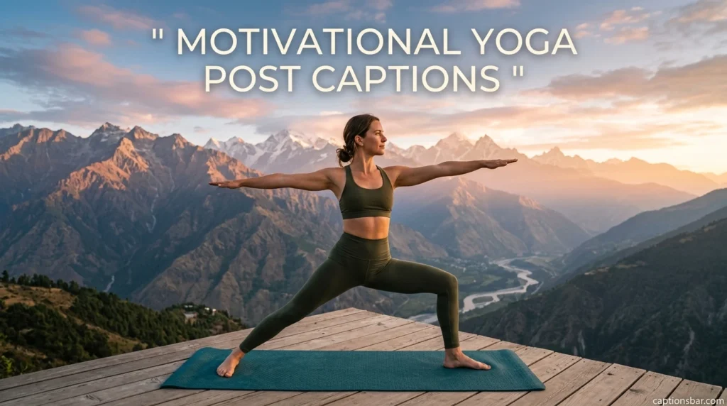 Motivational Yoga Post Captions