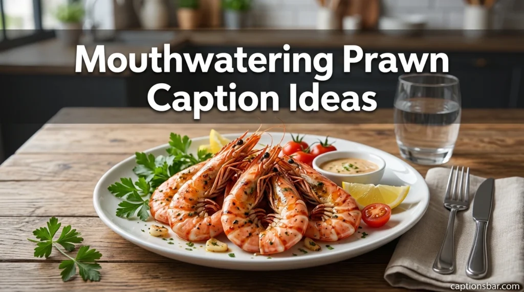 Mouthwatering Prawn Caption Ideas