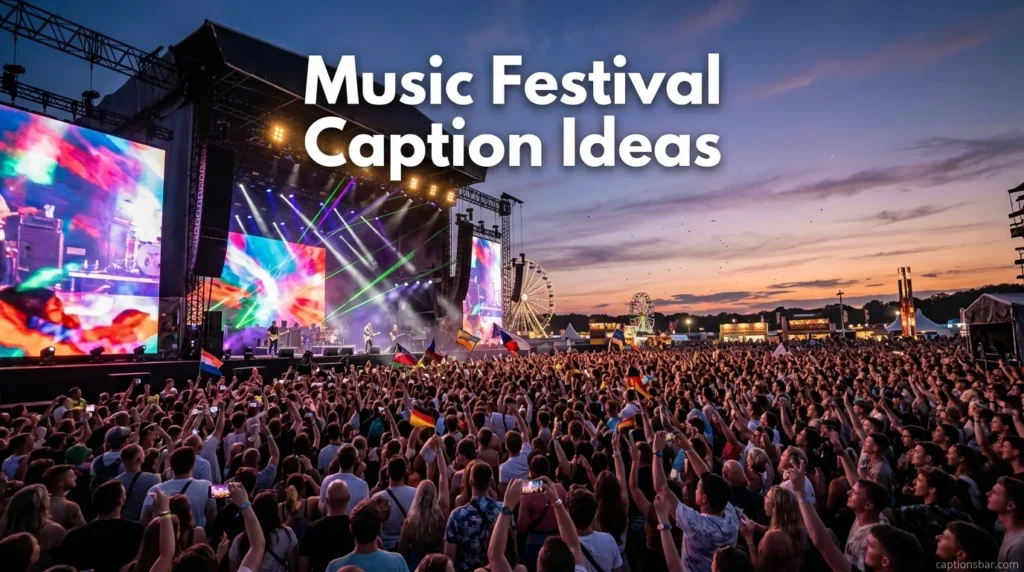 Music Festival Caption Ideas