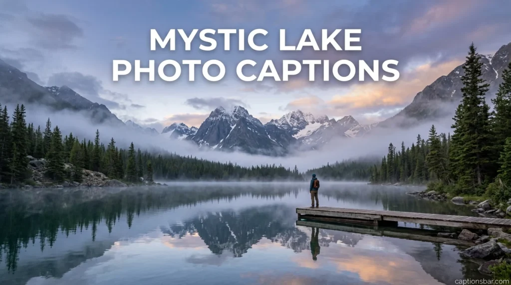Mystic Lake Photo Captions
