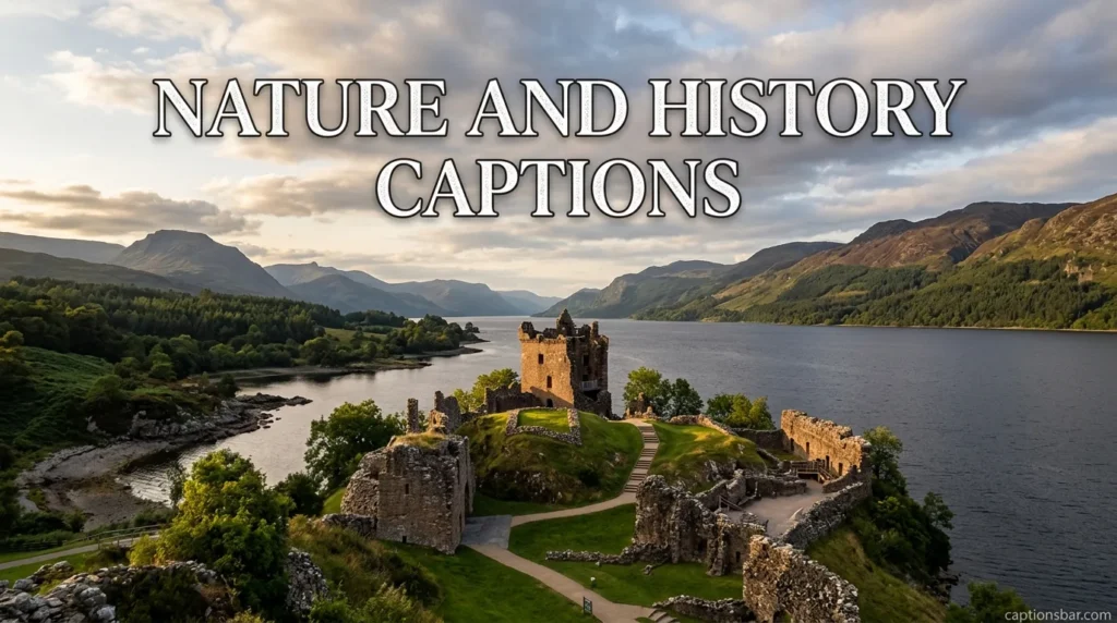 Nature and History Captions