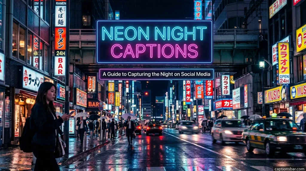 Neon Night Captions