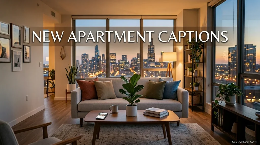 New Apartment Captions