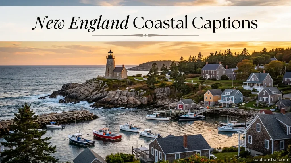 New England Coastal Captions