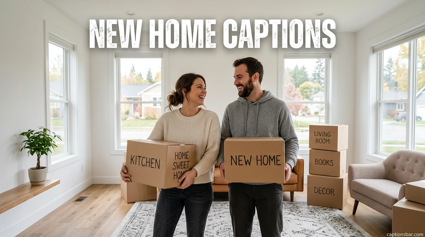New Home Captions