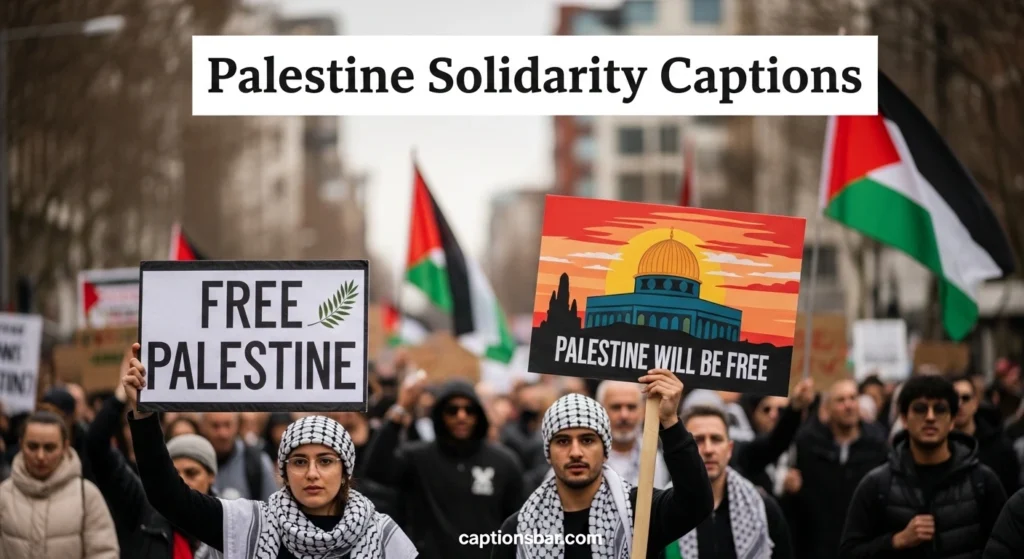 Palestine Solidarity Captions