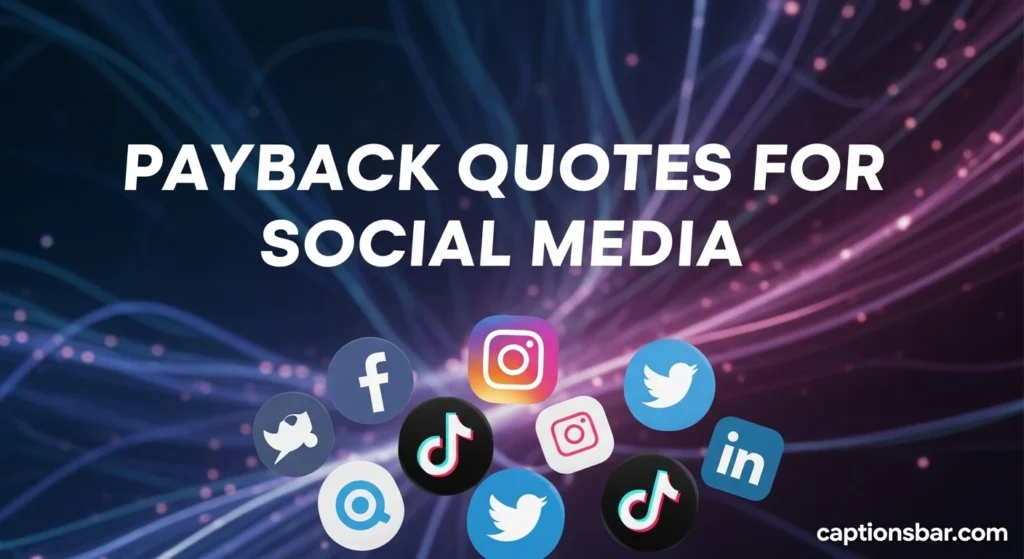 Payback Quotes for Social Media