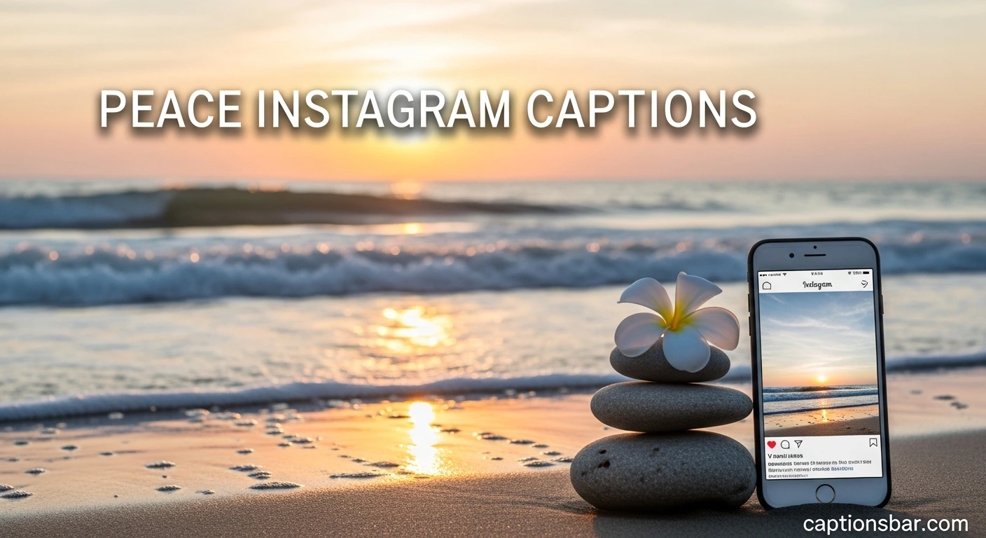 Peace Instagram Captions