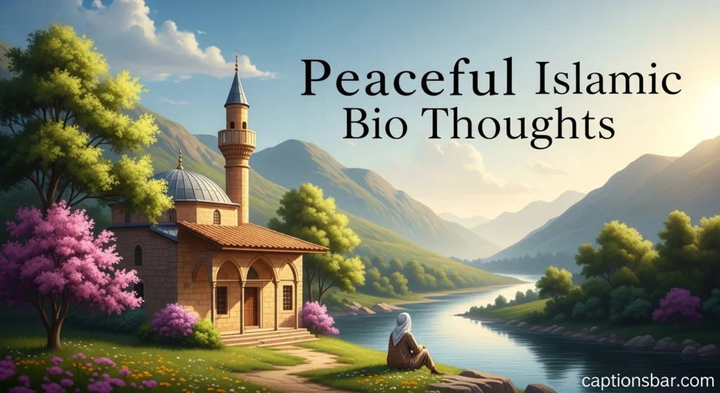 Peaceful Islamic Bio Thoughts