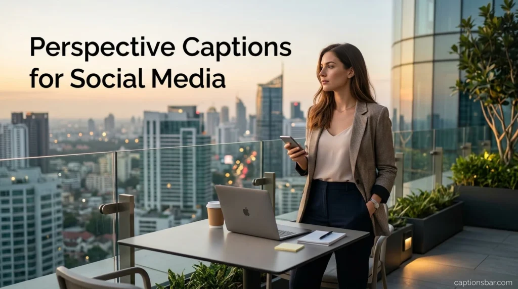 Perspective Captions for Social Media