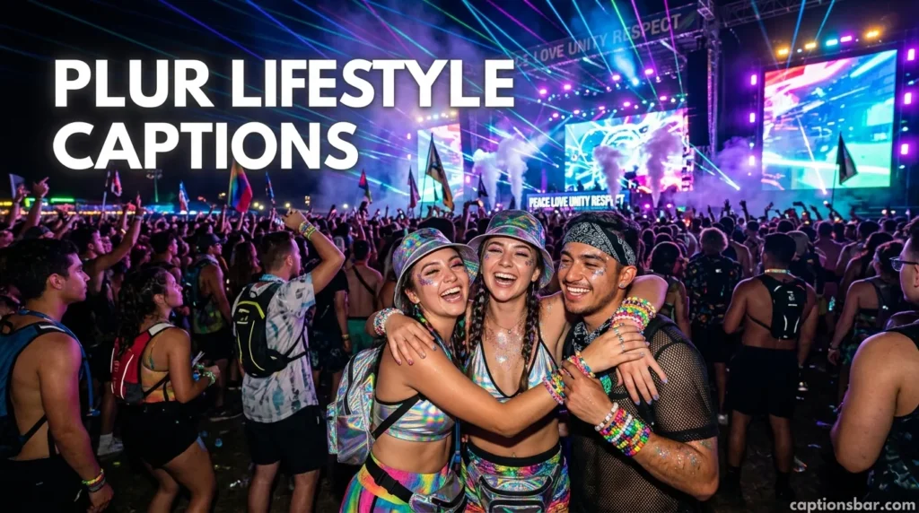 PLUR Lifestyle Captions