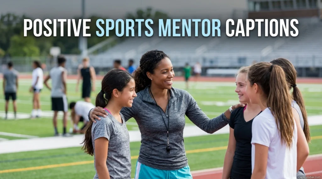 Positive Sports Mentor Captions