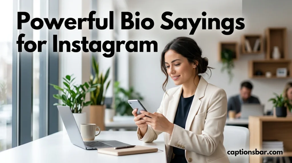 Powerful Bio Sayings for Instagram