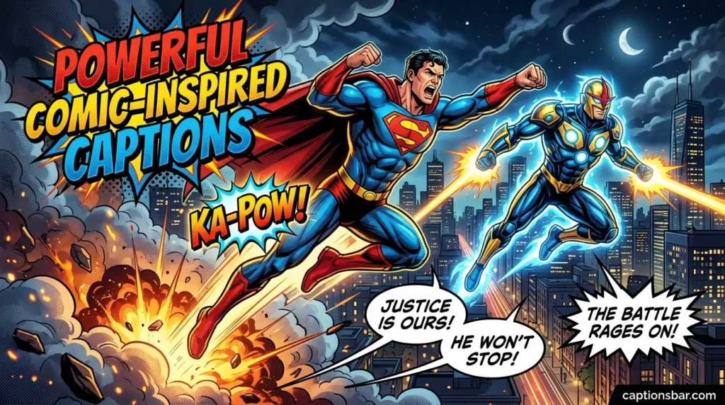 Powerful Comic-Inspired Captions
