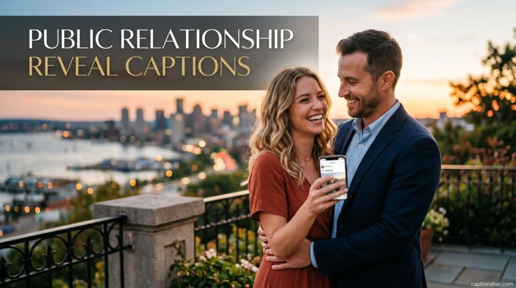 Public Relationship Reveal Captions