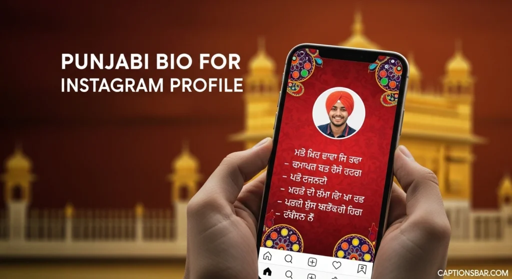 Punjabi Bio for Instagram Profile