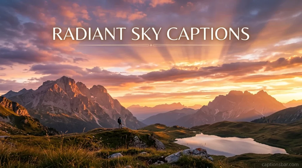Radiant Sky Captions