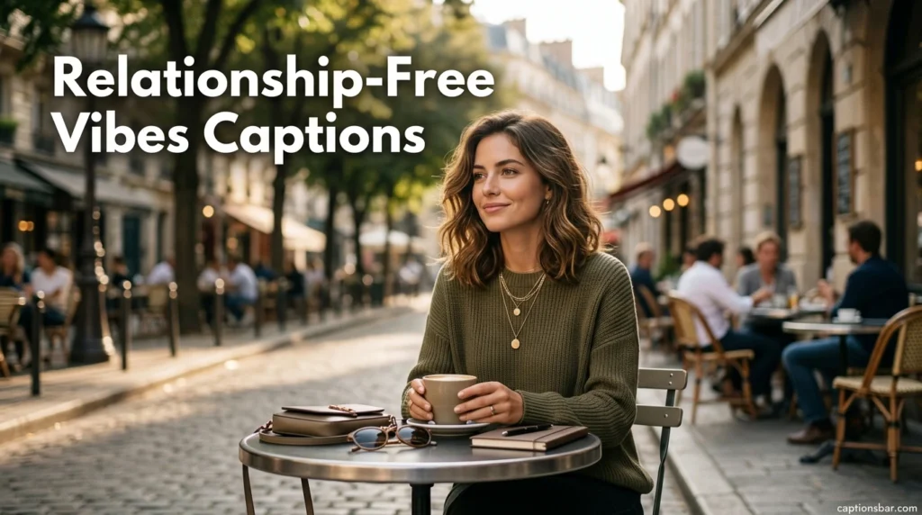 Relationship-Free Vibes Captions