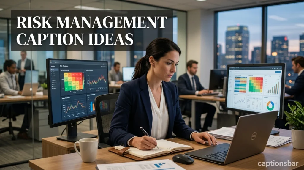 Risk Management Caption Ideas