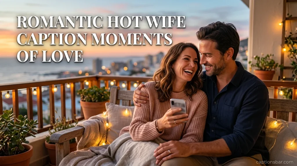 Romantic hot wife caption moments of love