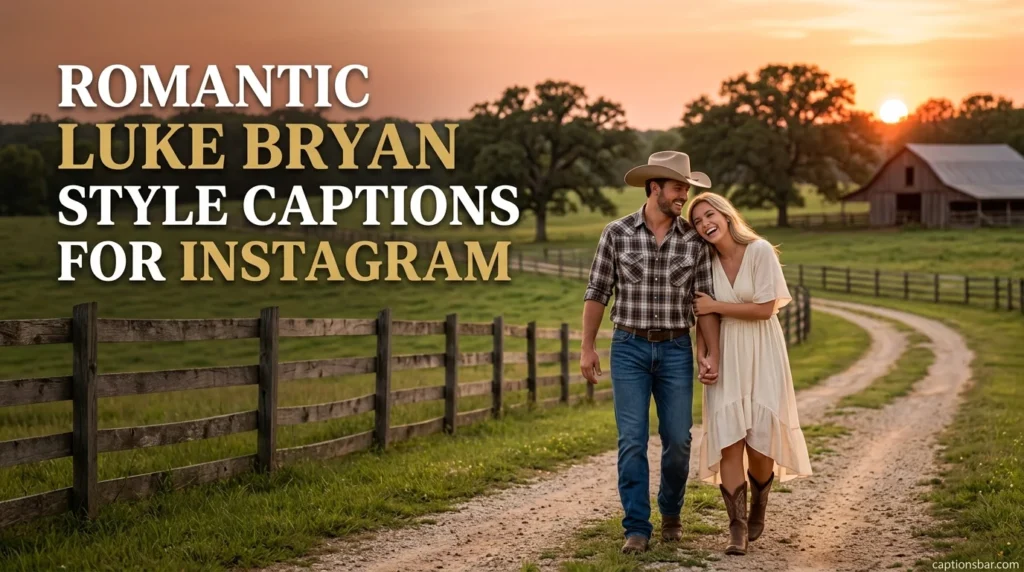 Romantic Luke Bryan Style Captions for Instagram