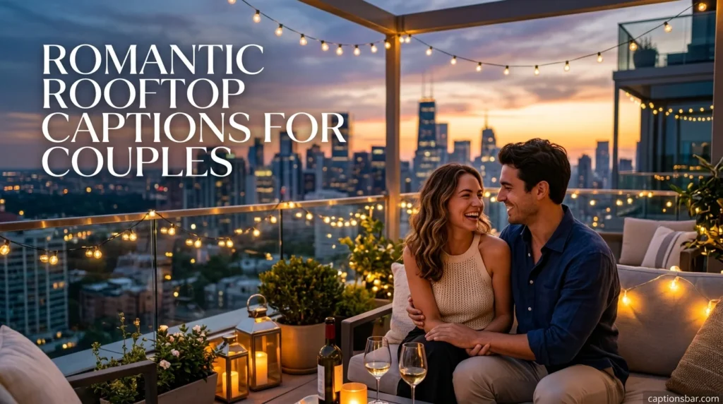 Romantic Rooftop Captions for Couples