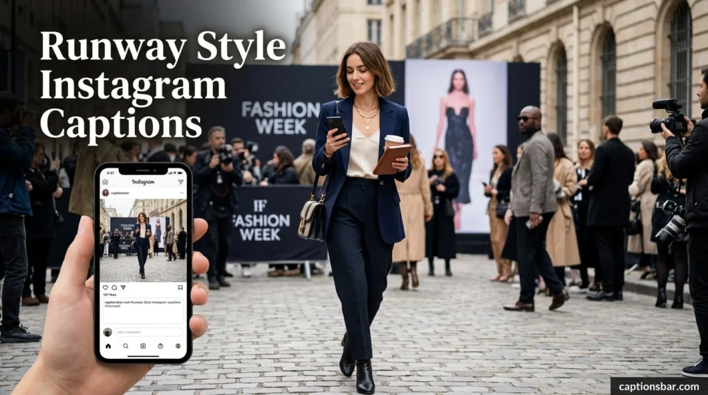 Runway Style Instagram Captions