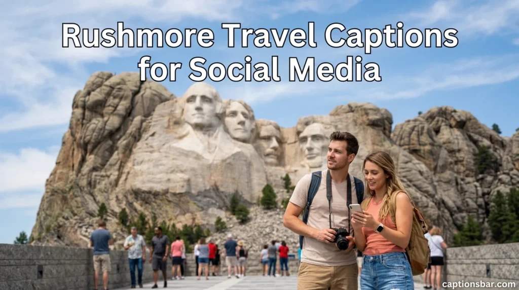 Rushmore Travel Captions for Social Media