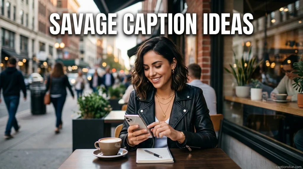 Savage Caption Ideas