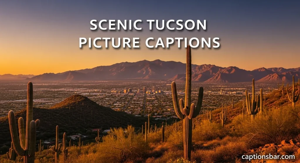 Scenic Tucson Picture Captions
