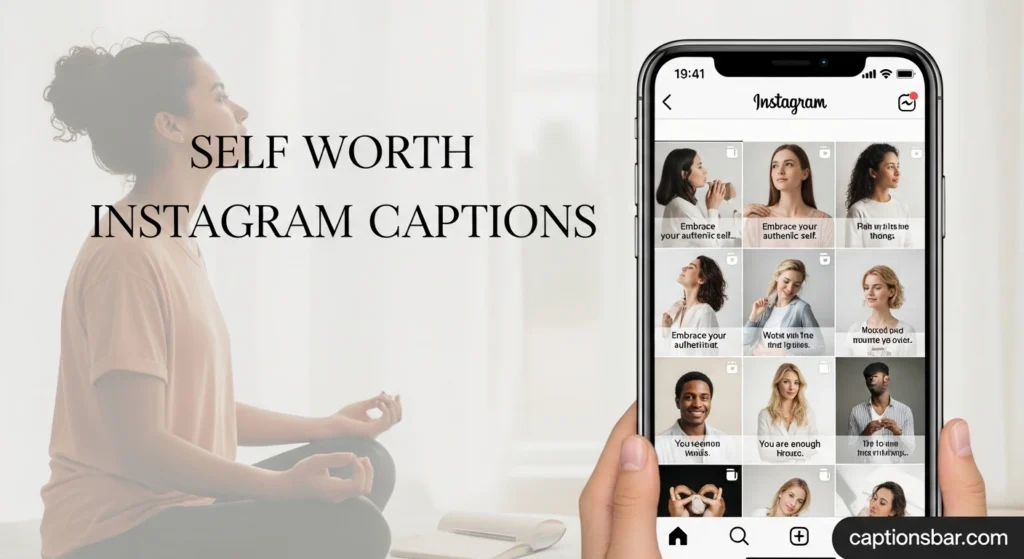 Self Worth Instagram Captions