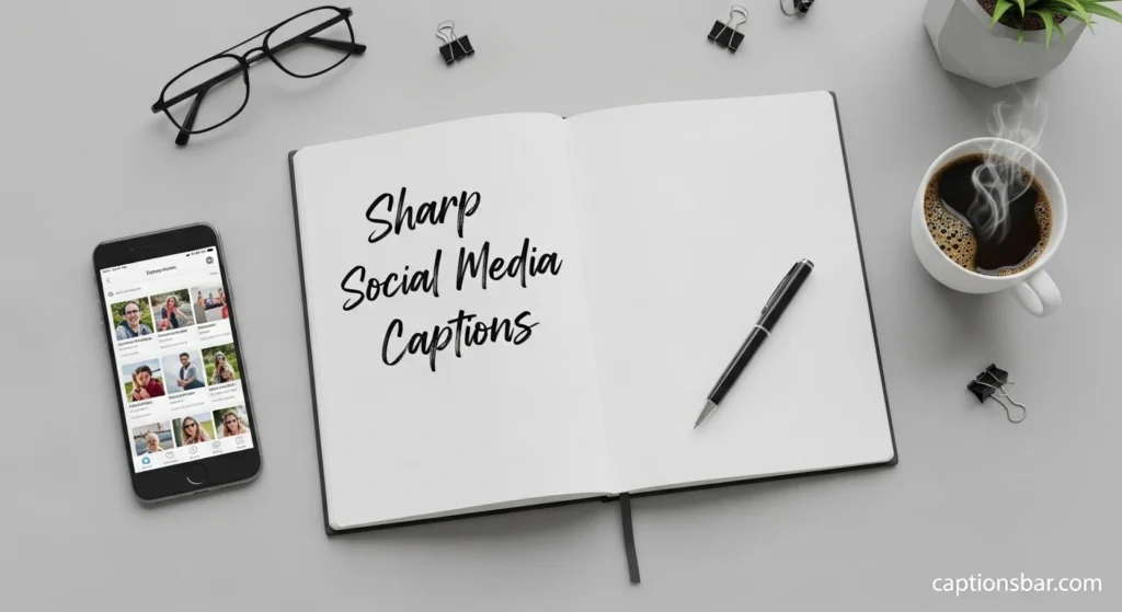 Sharp Social Media Captions