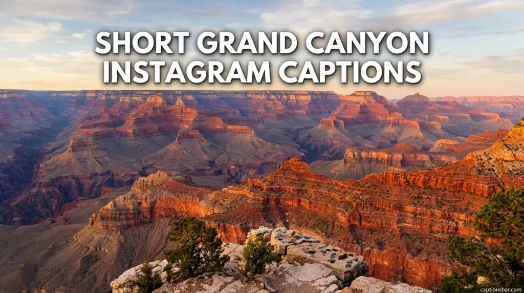 Short Grand Canyon Instagram Captions