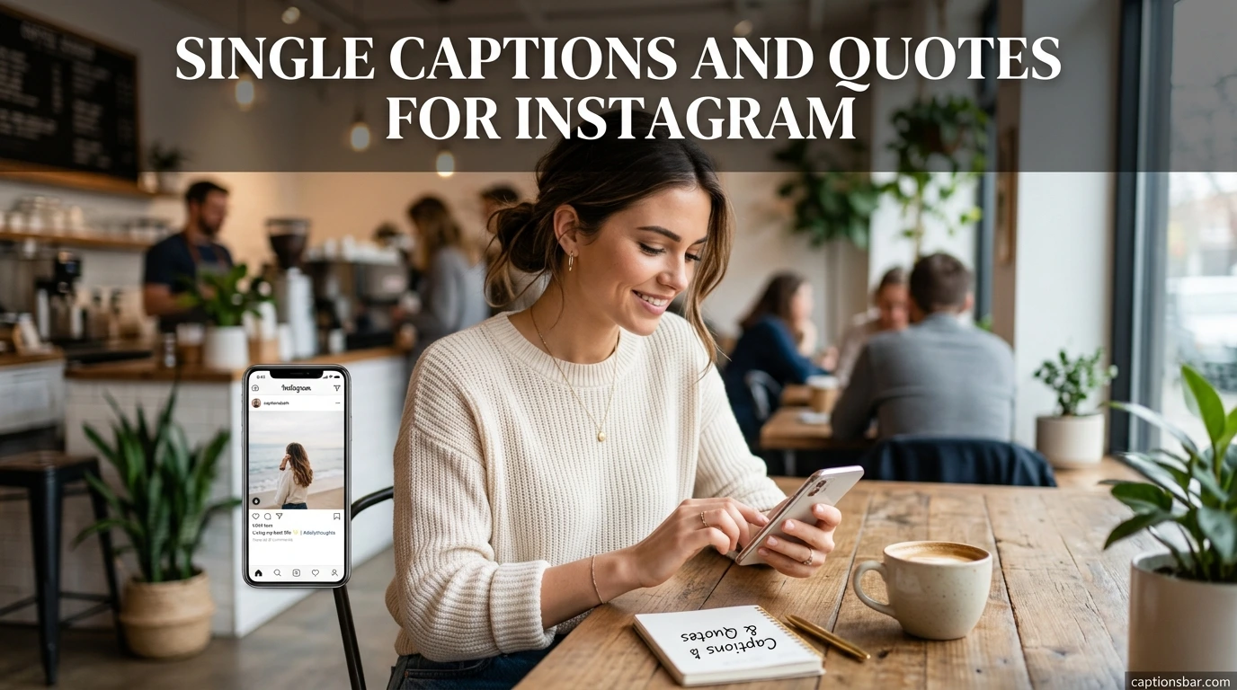 Single Captions And Quotes For Instagram
