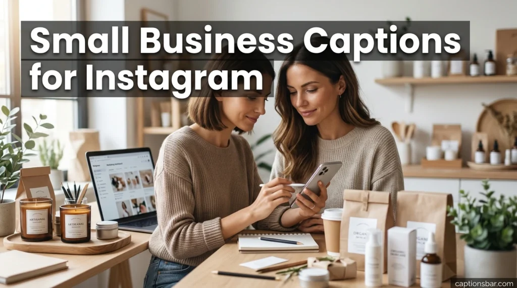 Small Business Captions for Instagram
