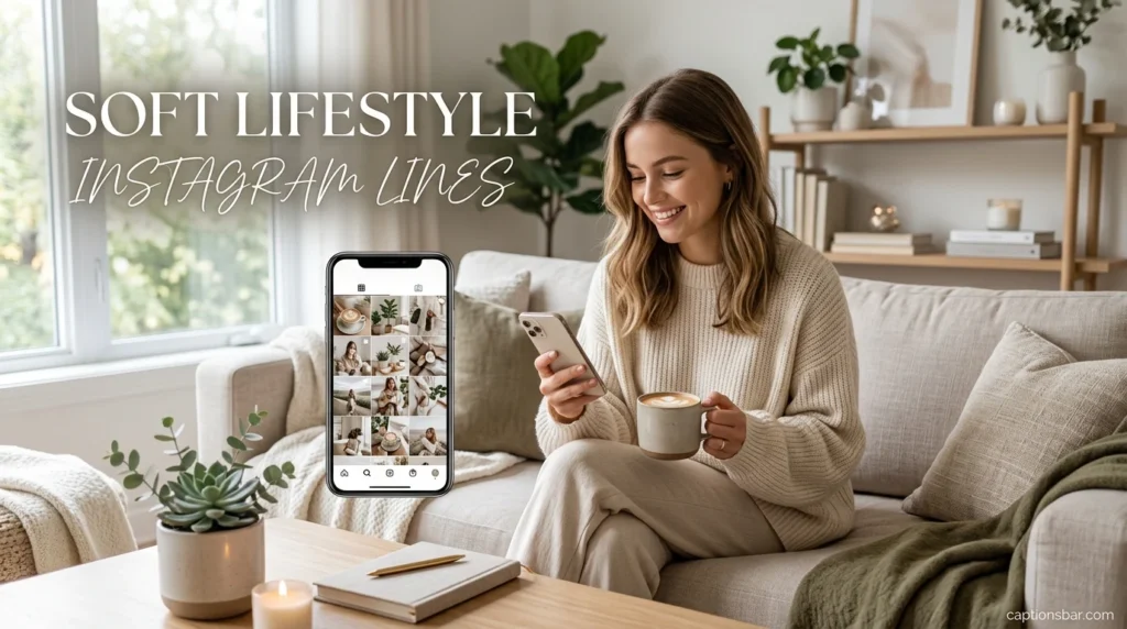 Soft Lifestyle Instagram Lines