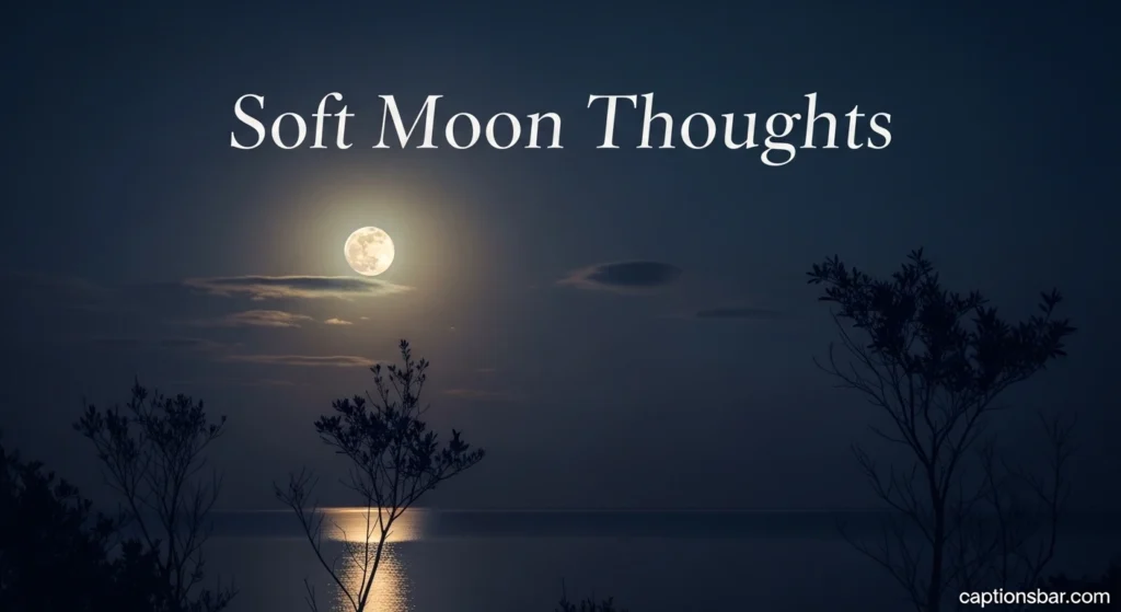 Soft Moon Thoughts
