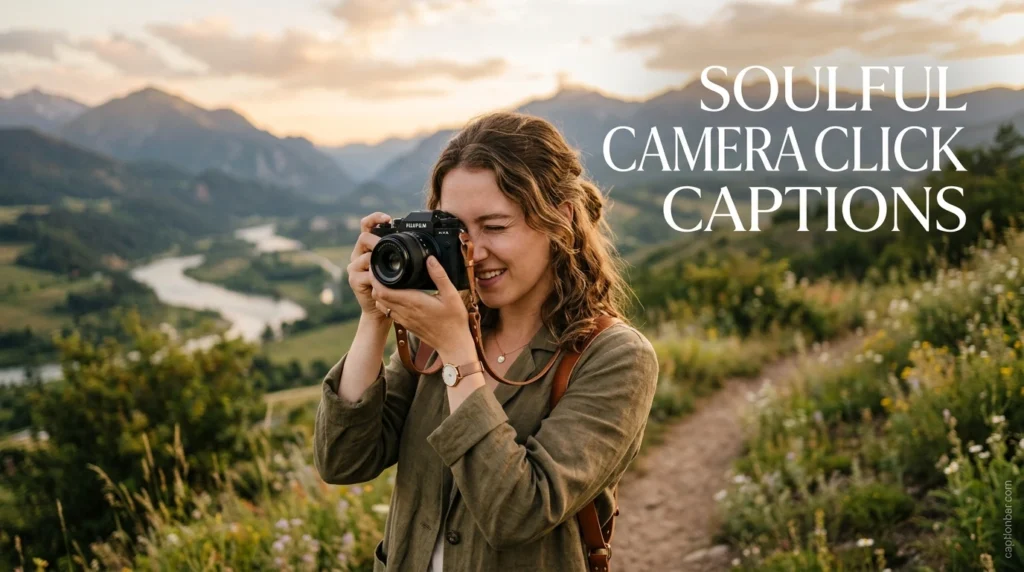 Soulful Camera Click Captions