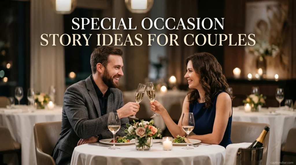 Special Occasion Story Ideas for Couples