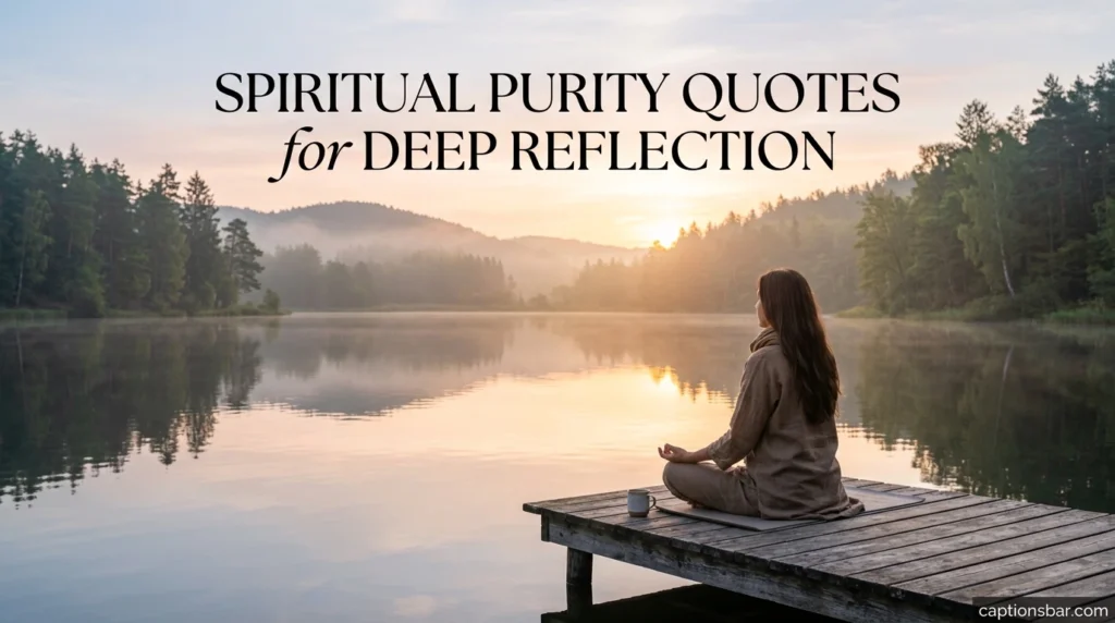 Spiritual Purity Quotes for Deep Reflection