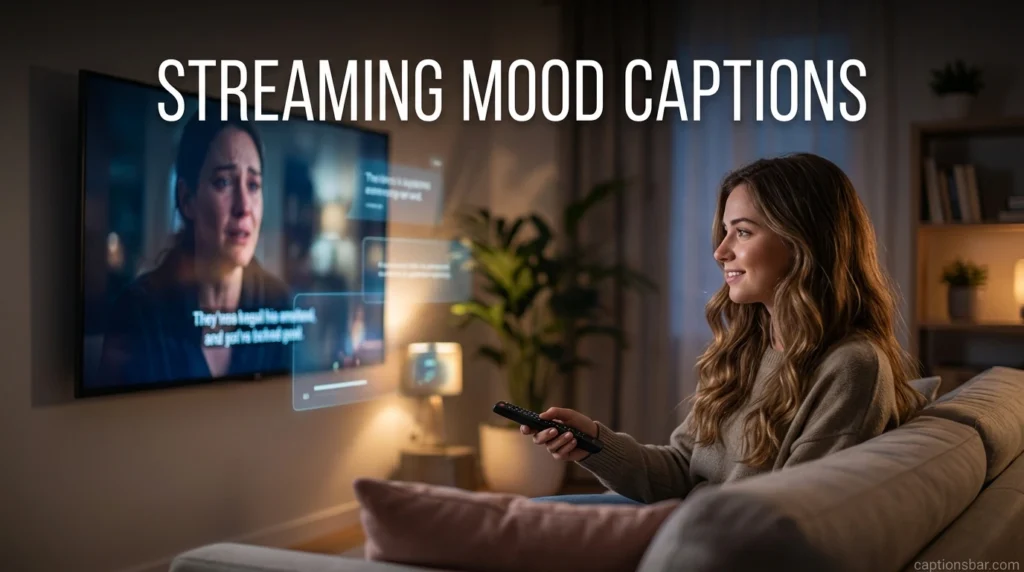 Streaming Mood Captions