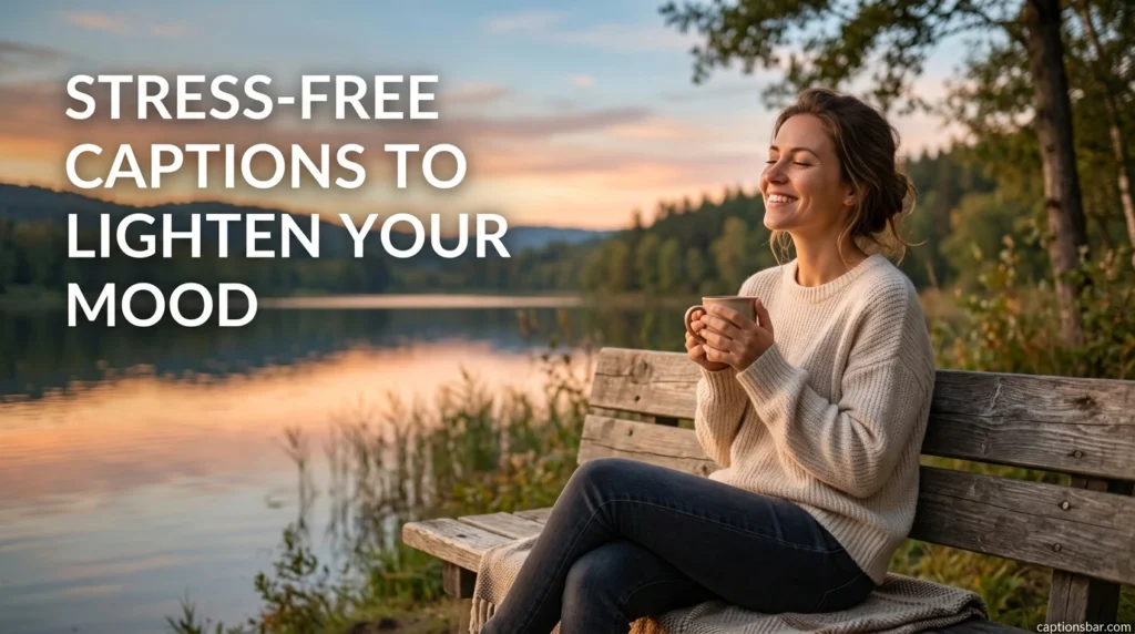 Stress-Free Captions to Lighten Your Mood