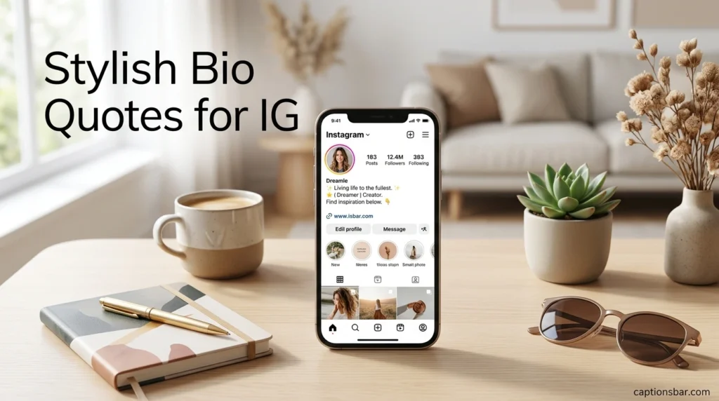 Stylish Bio Quotes for IG