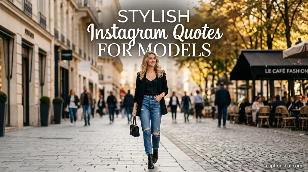 Stylish Instagram Quotes for Models