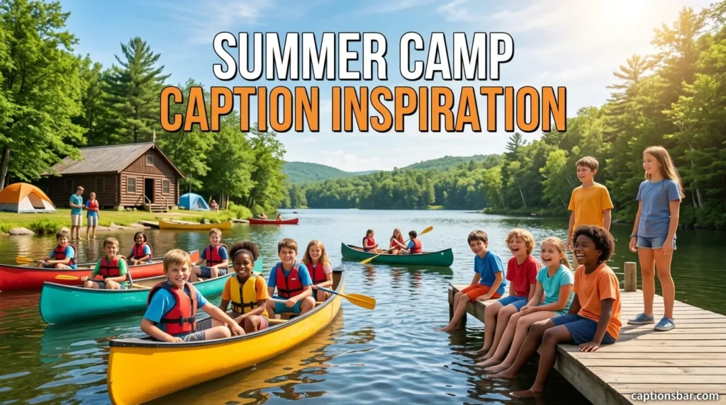 Summer Camp Caption Inspiration