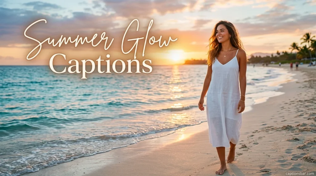 Summer Glow Captions